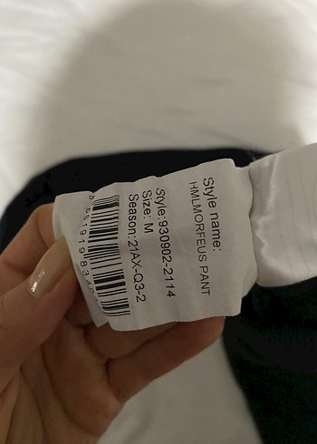 Orijinal Hummel Siyah Düğmeli Erkek Eşofman Altı - Görsel 4