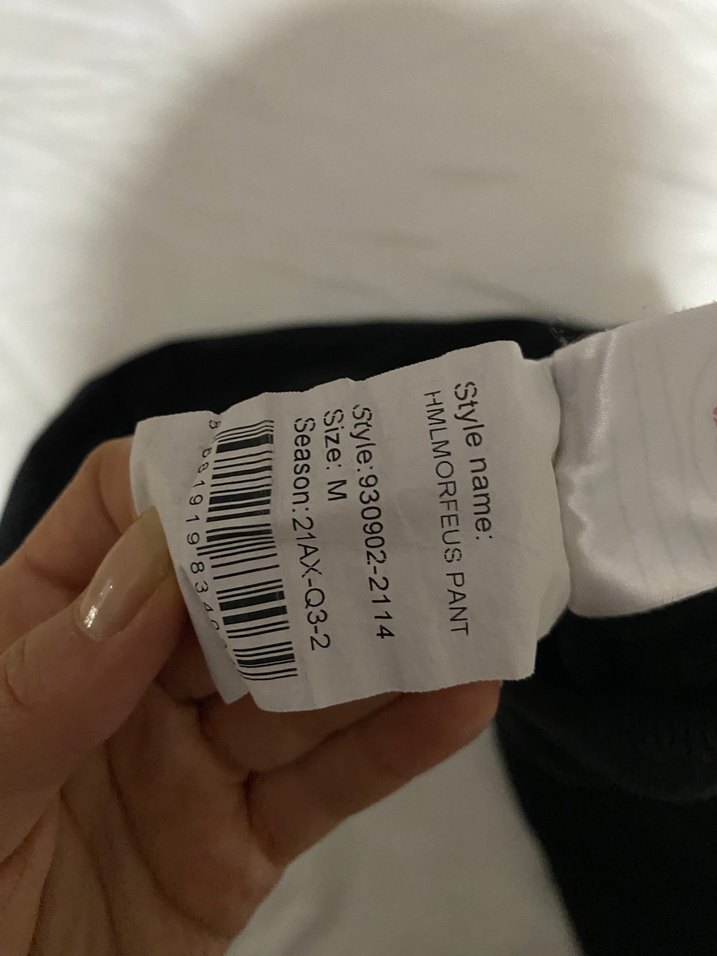 Orijinal Hummel Siyah Düğmeli Erkek Eşofman Altı - Görsel 4