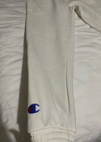 Beyaz Rahat Kesim erkek Eşofman Altı - Görsel 2