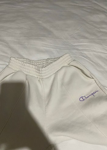 Beyaz Rahat Kesim erkek Eşofman Altı - Görsel 3