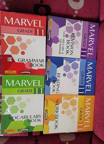 Marvel 11. Sınıf ingilizce kitap ve yaprak test seti