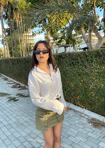 bershka kargo etek - Görsel 3