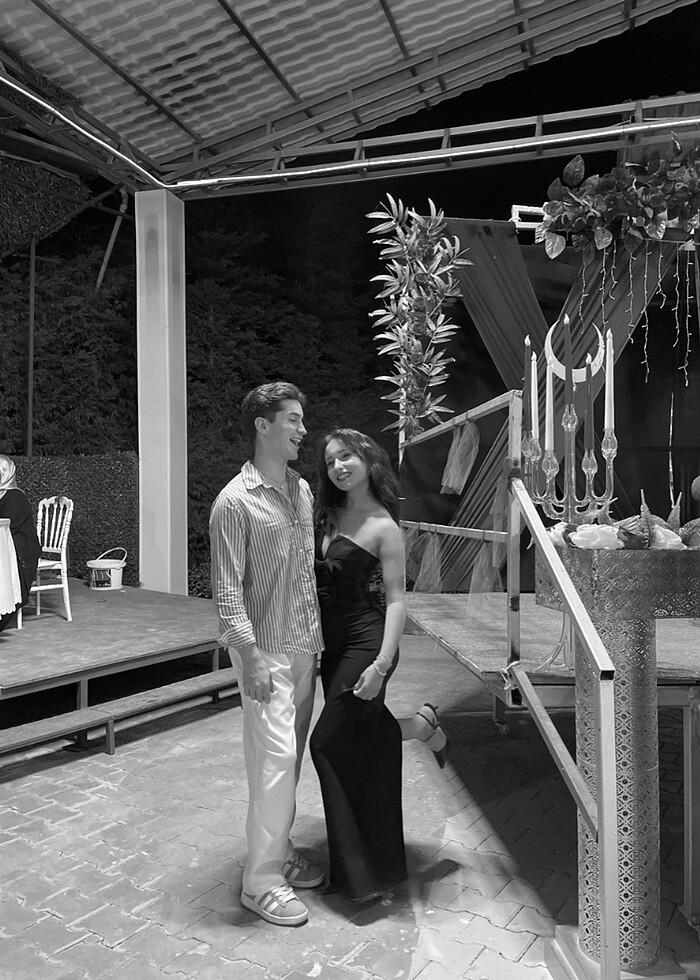 abiye elbise straplez - Görsel 2