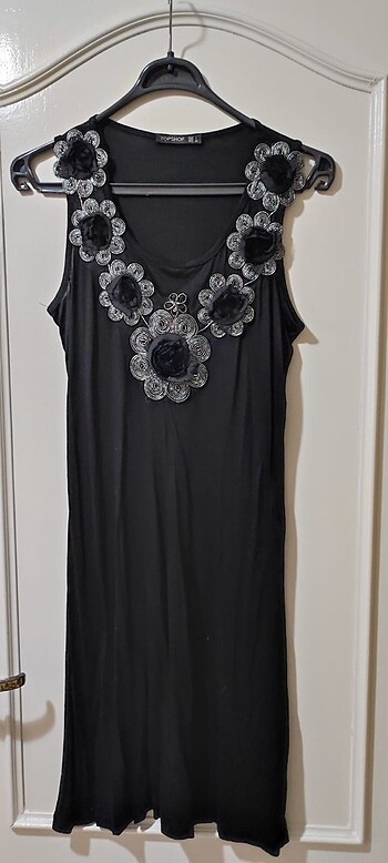 l Beden İŞLEMELİ TOPSHOP ELBİSE