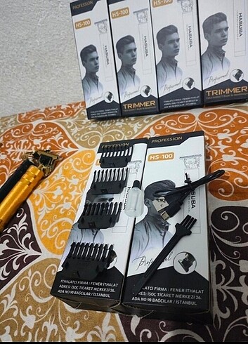 METAL GÖVDE ÇELİK BIÇAK ŞARJLI SAÇ SAKAL TIRAŞ MAKİNESİ  - Görsel 4