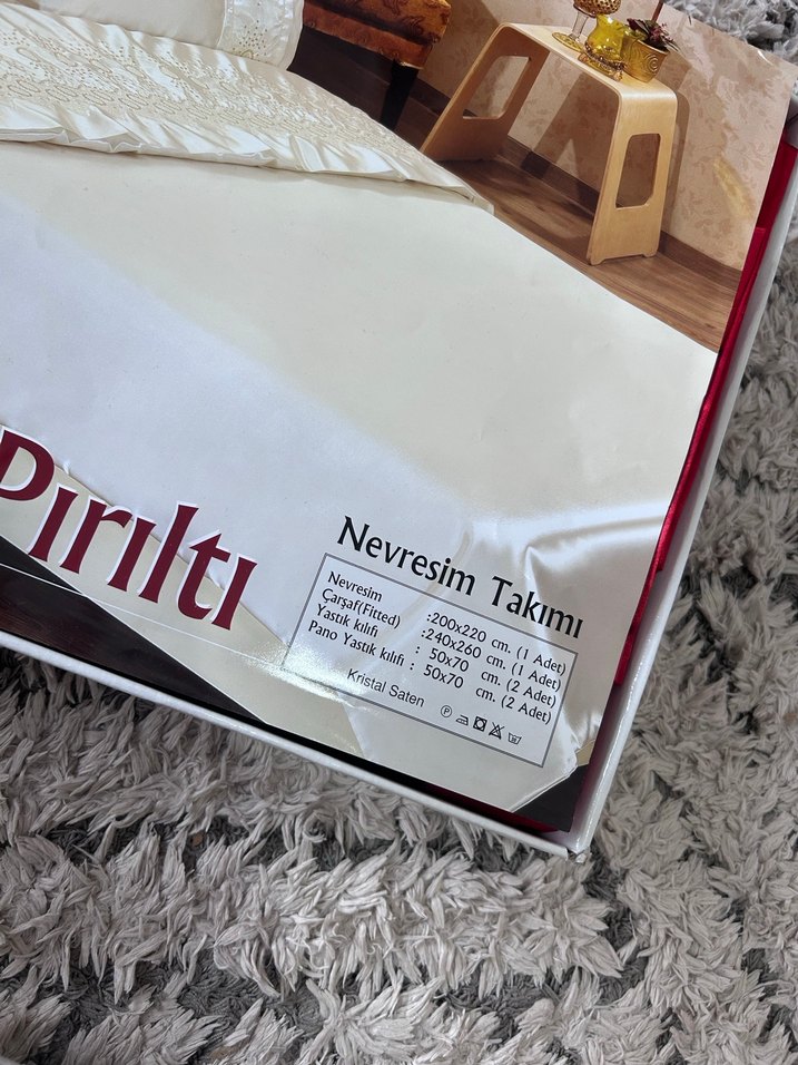 Saten nevresim takımı sıfır - Görsel 4