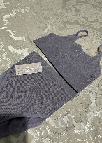 Gri Mini Bantlı Kadın Bikini - Görsel 3