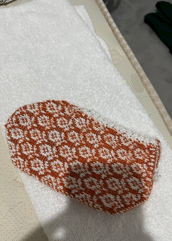 Renkli Çiçek Desenli Örgü Supla - Görsel 9