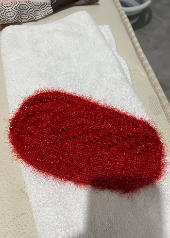 Renkli Çiçek Desenli Örgü Supla - Görsel 7