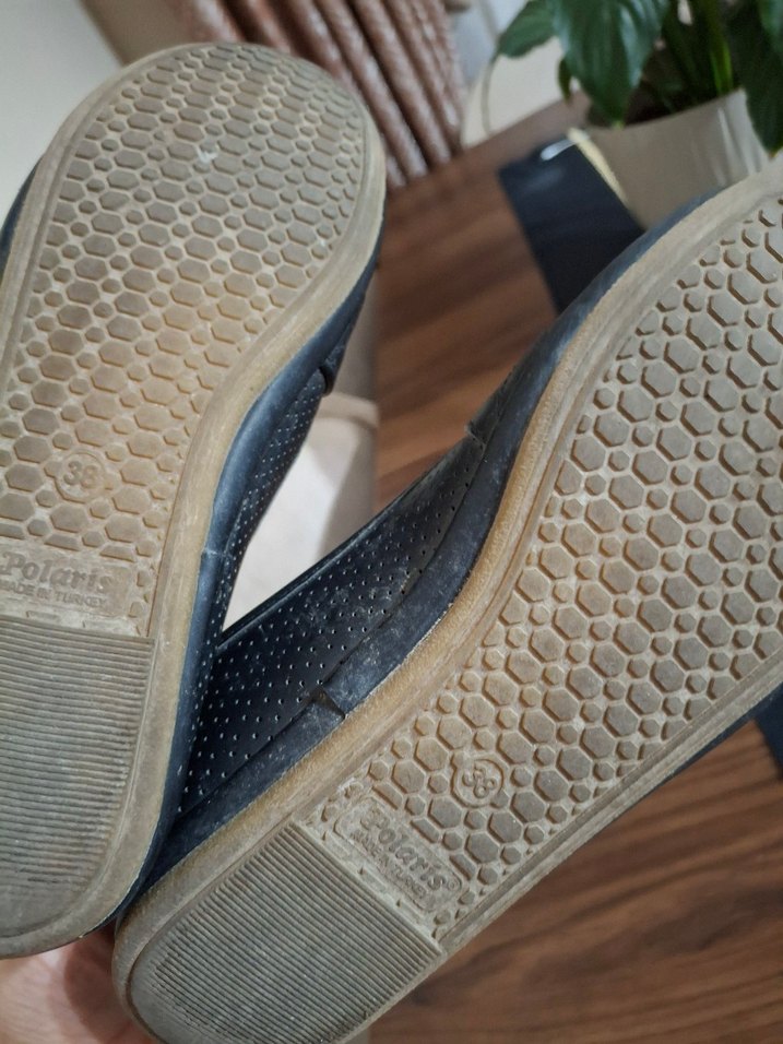 Siyah Tokalı Kadın Günlük Topuklu Babet - Görsel 3