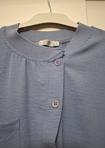 Mavi Uzun Kollu tunik - Görsel 3