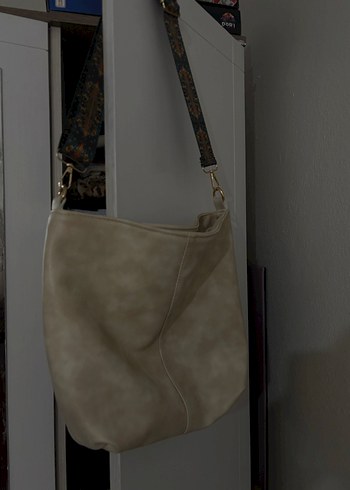 Bohem Tarzı Camel Süet Kadın Çanta - Görsel 4