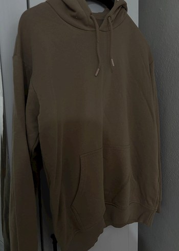 Kahverengi Kapüşonlu Kadın Sweatshirt - Görsel 2