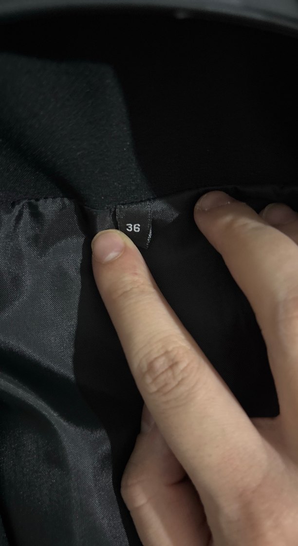 Düğmeli Siyah Kadın Blazer Ceket - Görsel 4