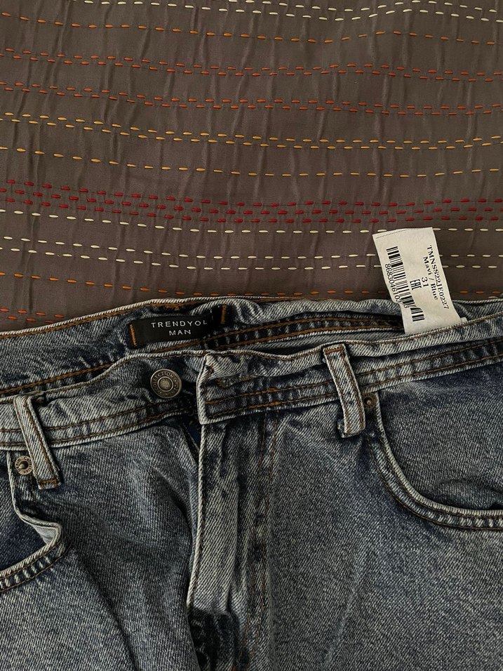 erkek mavi jean - Görsel 2