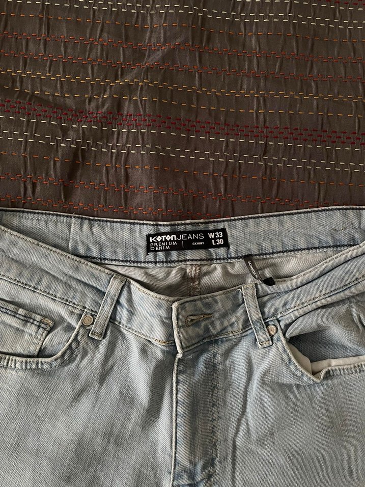 erkek mavi jean - Görsel 2