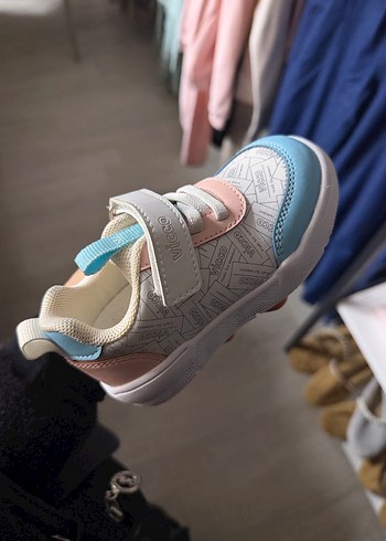 Kız Çocuk Çok Renkli Spor Ayakkabı Velcro - Görsel 2