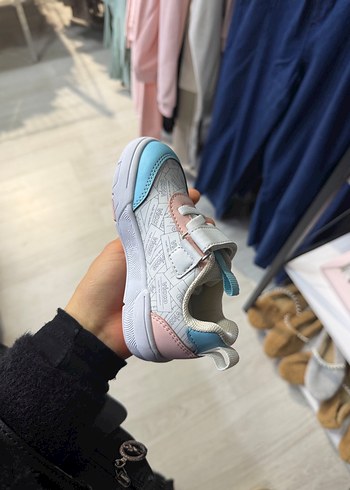 Kız Çocuk Çok Renkli Spor Ayakkabı Velcro - Görsel 4