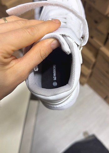 Beyaz Erkek Çocuk Spor Ayakkabı Velcro - Görsel 4