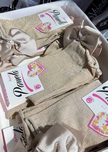 Bej Pamuklu Çorap - Görsel 3