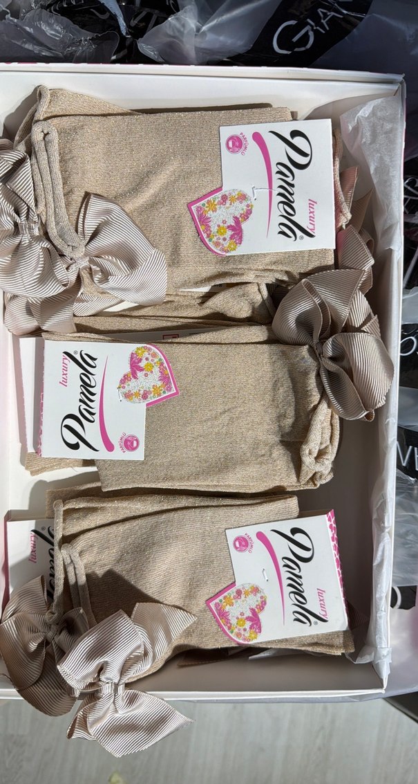 Bej Pamuklu Çorap - Görsel 2