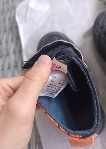 Siyah Erkek Çocuk Kauçuk Botlar Velcro - Görsel 2