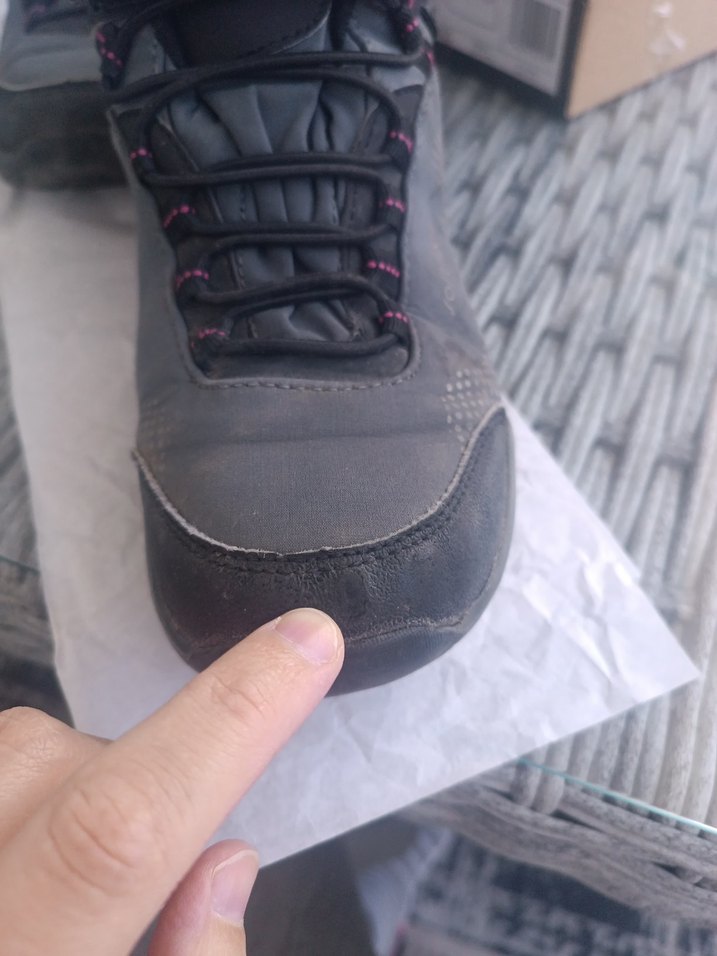 Kız Çocuk Gri Street Wear Botlar Velcro - Görsel 3