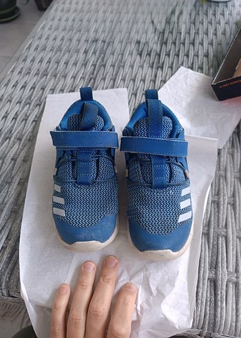 Erkek Çocuk Mavi Adidas Sneakers Velcro - Görsel 3