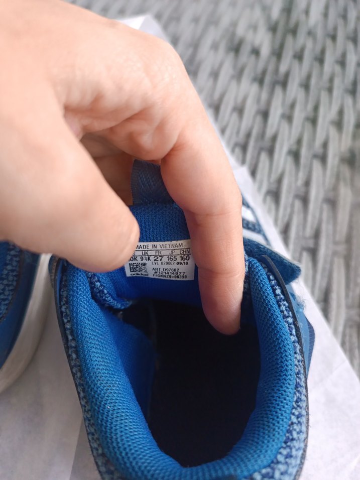 Erkek Çocuk Mavi Adidas Sneakers Velcro - Görsel 5