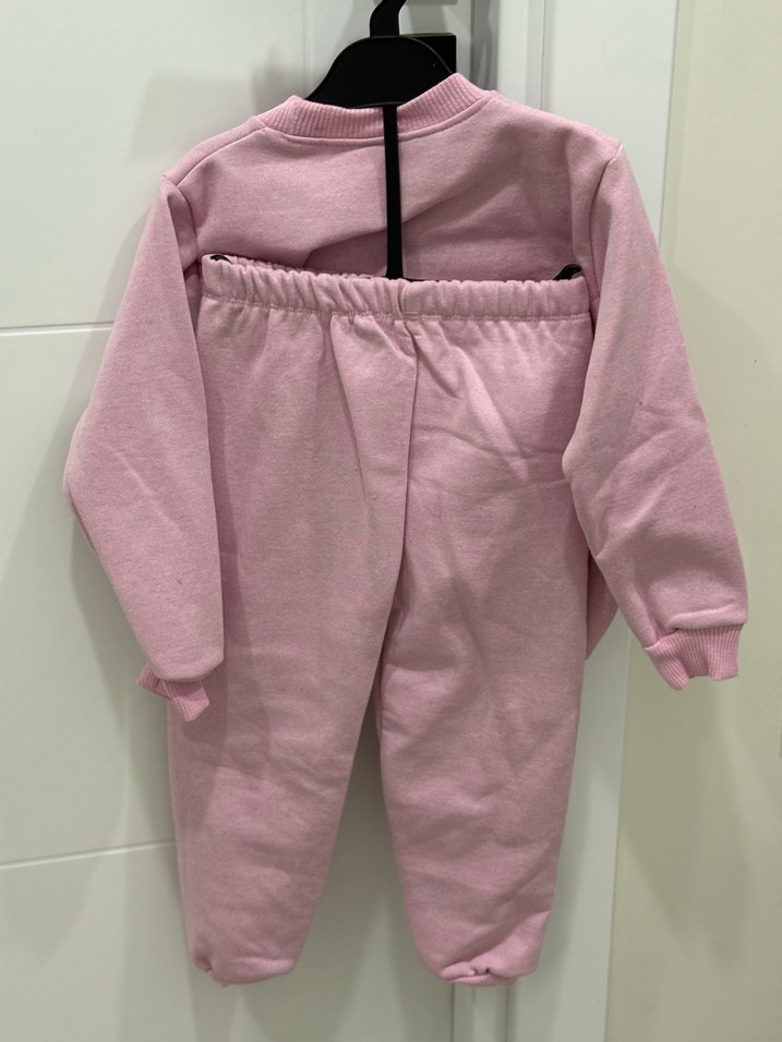 Frozen Baskılı Pembe Kız Eşofman Takımı - Görsel 4