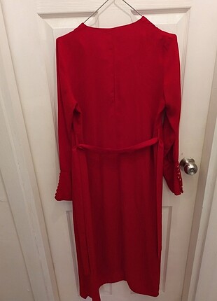 40 Beden kırmızı Renk Bayan elbise