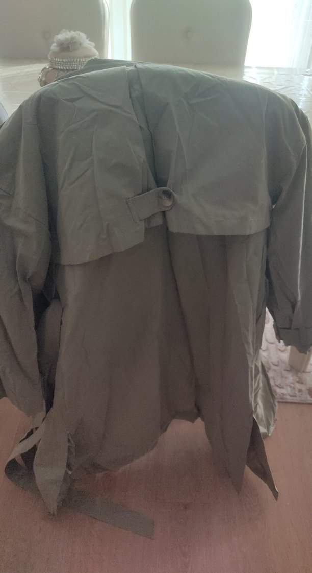 Kadın mint Midi Trençkot - Görsel 4