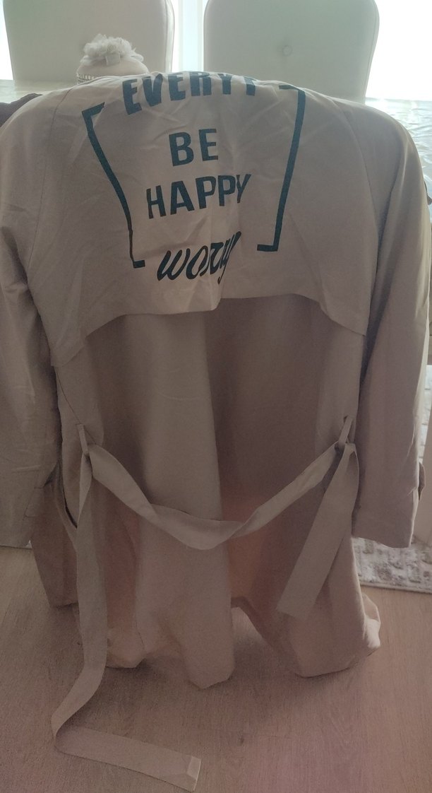 Bej Midi Kadın Trençkot - Görsel 4