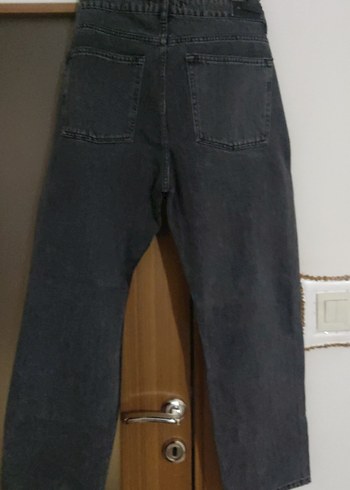 Gri Payet İşlemeli Kadın Kot Pantolon - Görsel 3