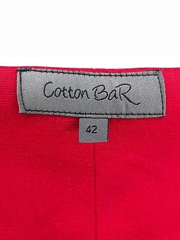 42 Beden kırmızı Renk Cotton Bar Kısa Elbise %70 İndirimli.