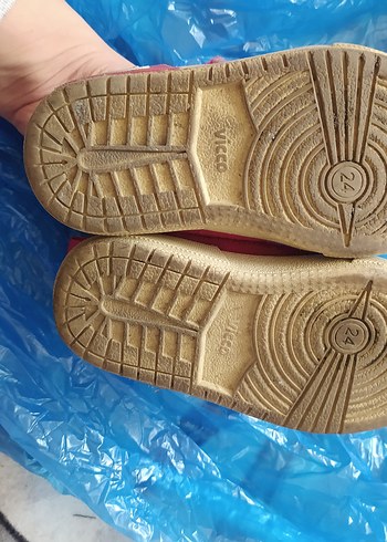 Kız Çocuk Pembe Cırt Cırtlı Spor Ayakkabı - Görsel 3