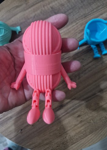 Renkli 3'lü örgü i Seti - Görsel 3