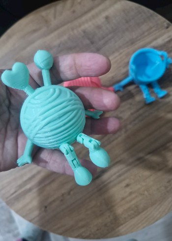 Renkli 3'lü örgü i Seti - Görsel 2