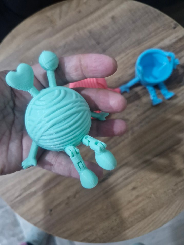 Renkli 3'lü örgü i Seti - Görsel 2