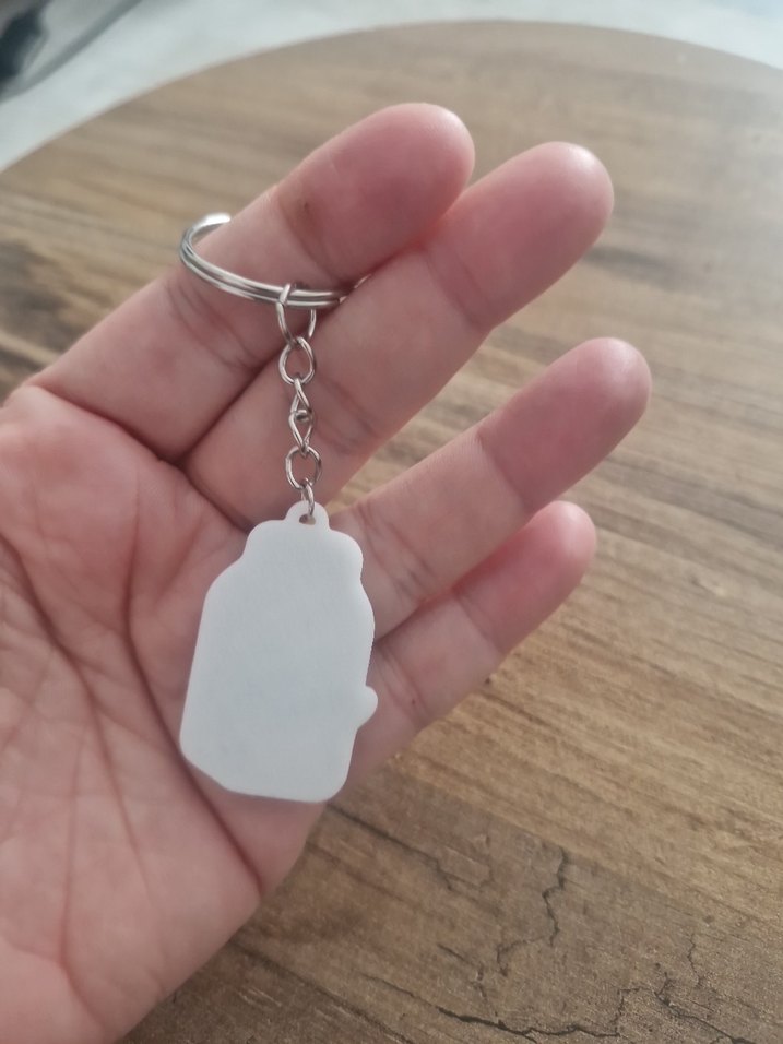 süt şeklinde anahtarlık - Görsel 3