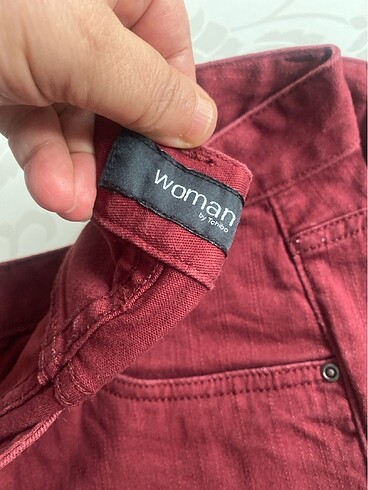 44 Beden bordo Renk Bayan kot pantolon