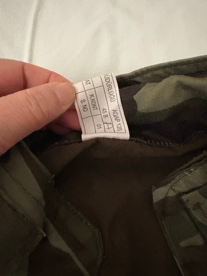 Erkek Kamuflaj Askeri kaban - Görsel 3