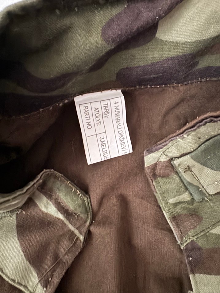 Erkek Kamuflaj Askeri kaban - Görsel 2