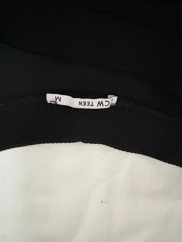 Siyah Pilili Mini Kadın Etek - Görsel 3