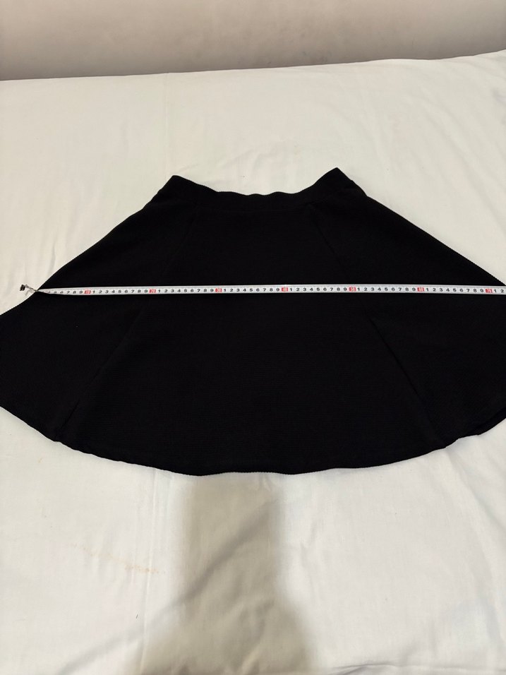 Siyah Pilili Mini Kadın Etek - Görsel 4