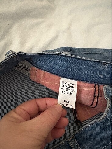 Ambar kot pantolon - Görsel 5