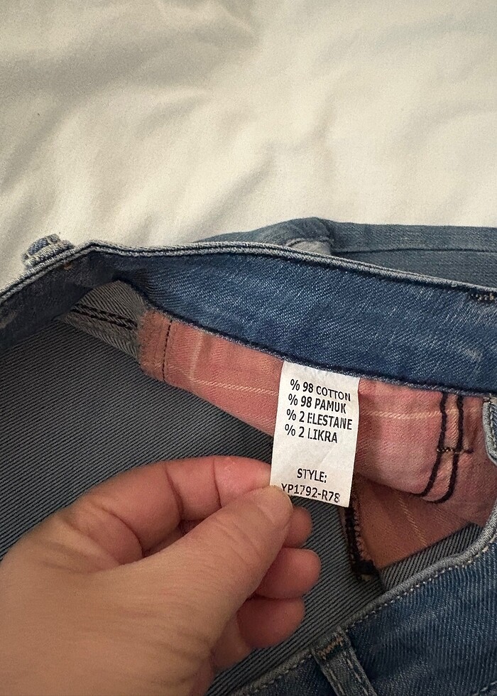 Ambar kot pantolon - Görsel 5