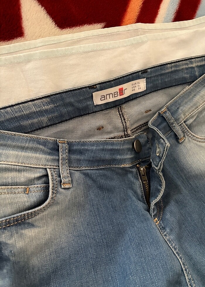 Ambar kot pantolon - Görsel 4