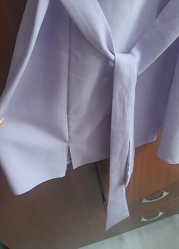 40 Beden Lila elbise
