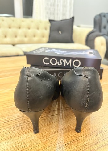 Klasik Siyah Stiletto Topuklu Kadın Ayakkabı - Görsel 3